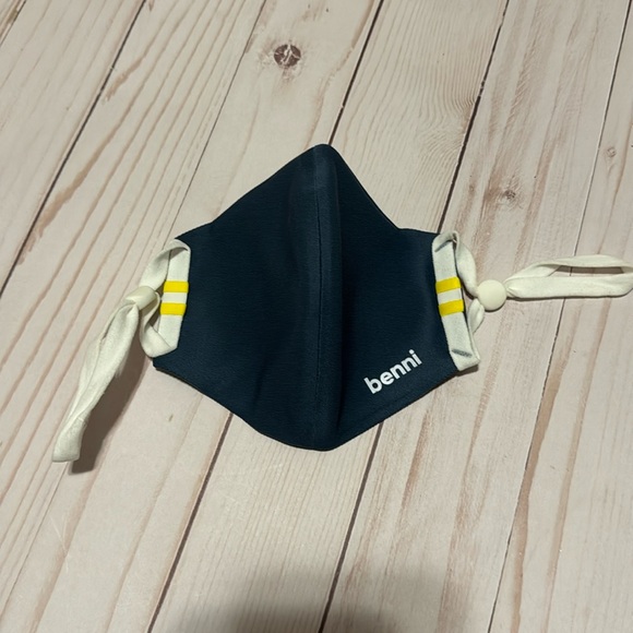 Benni light navy face mask - Picture 2 of 4